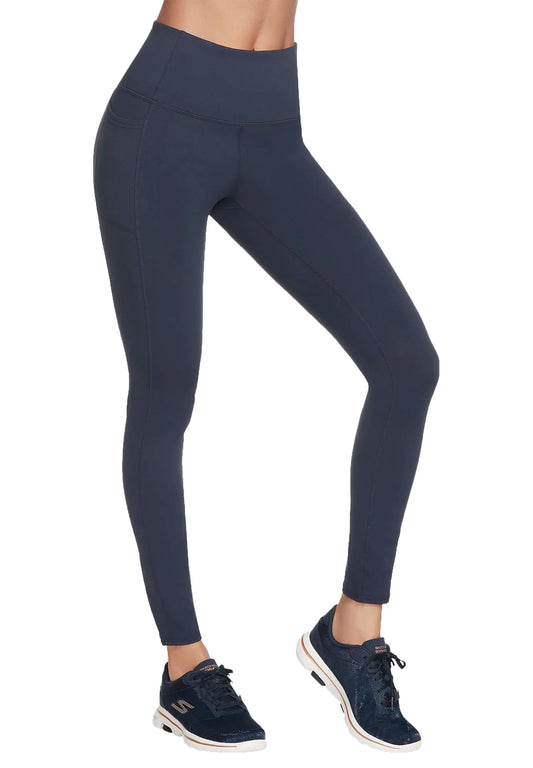 Skechers Womens Go Walk High Waisted Legging Navy Small